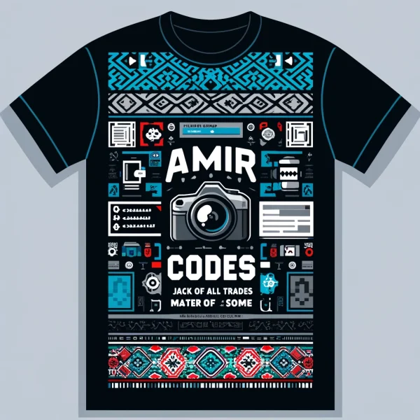 A T-shirt to be as awesome as Amir